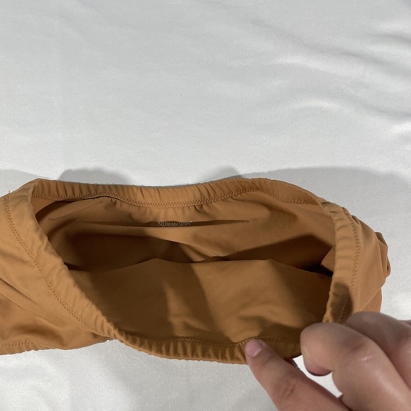 NEW Nubian Skin [ Small ] Naked Bandeau Bra in‎ Cafe au Lait - Picture 5 of 10